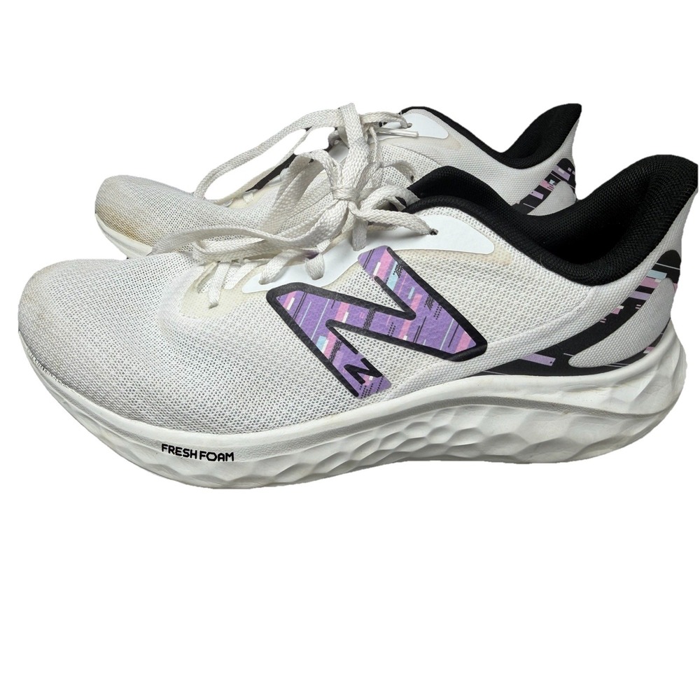 New Balance Fresh Foam Arishi v4 Women's 10.5 White Purple Running Shoes